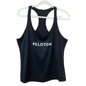 Peloton Black Lightweight Athletic Racerback Women's Tank Top EUC